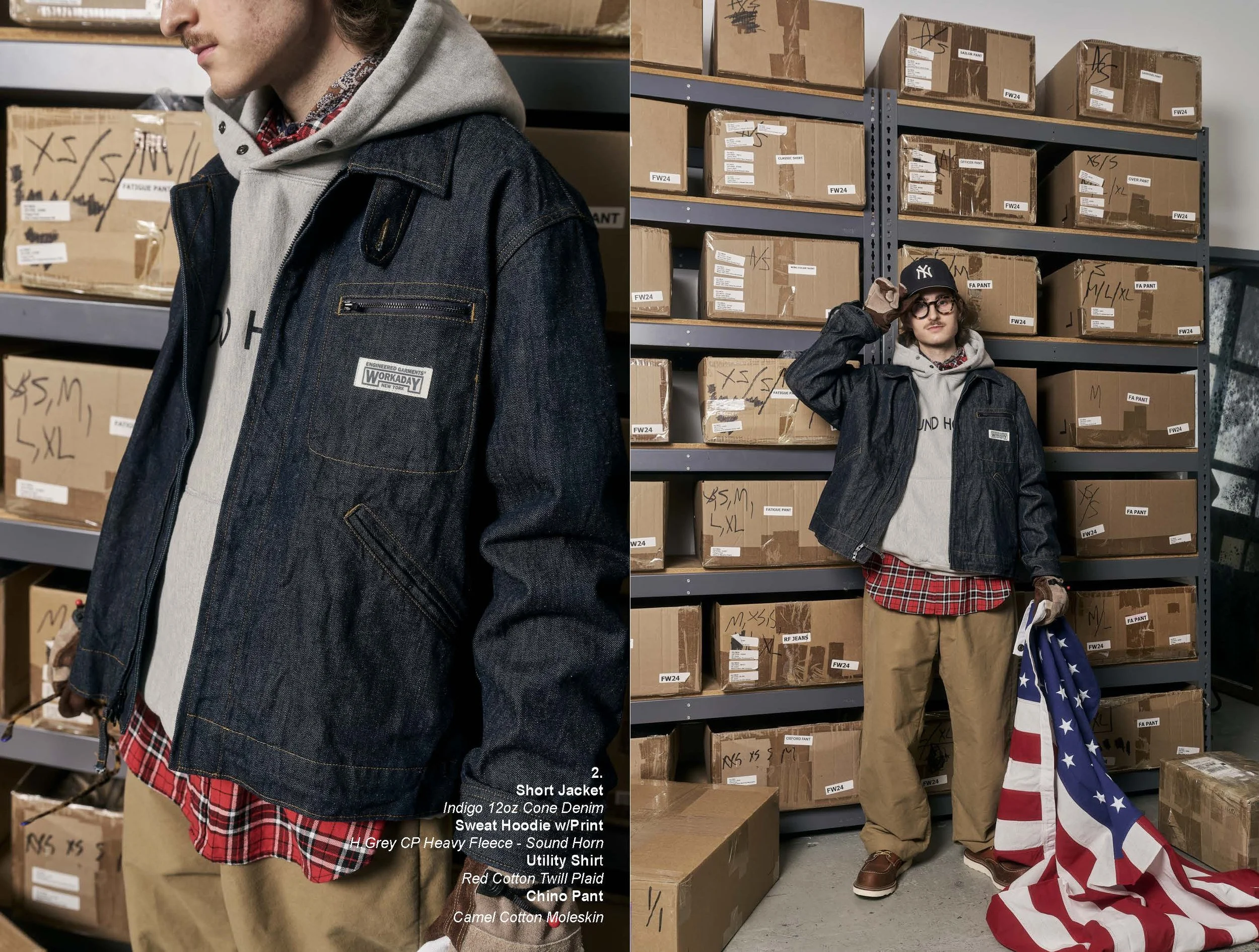 極美品！Engineered Garments WORKADAY パーカー Workaday by Engineered Garments – Big Trouble Store